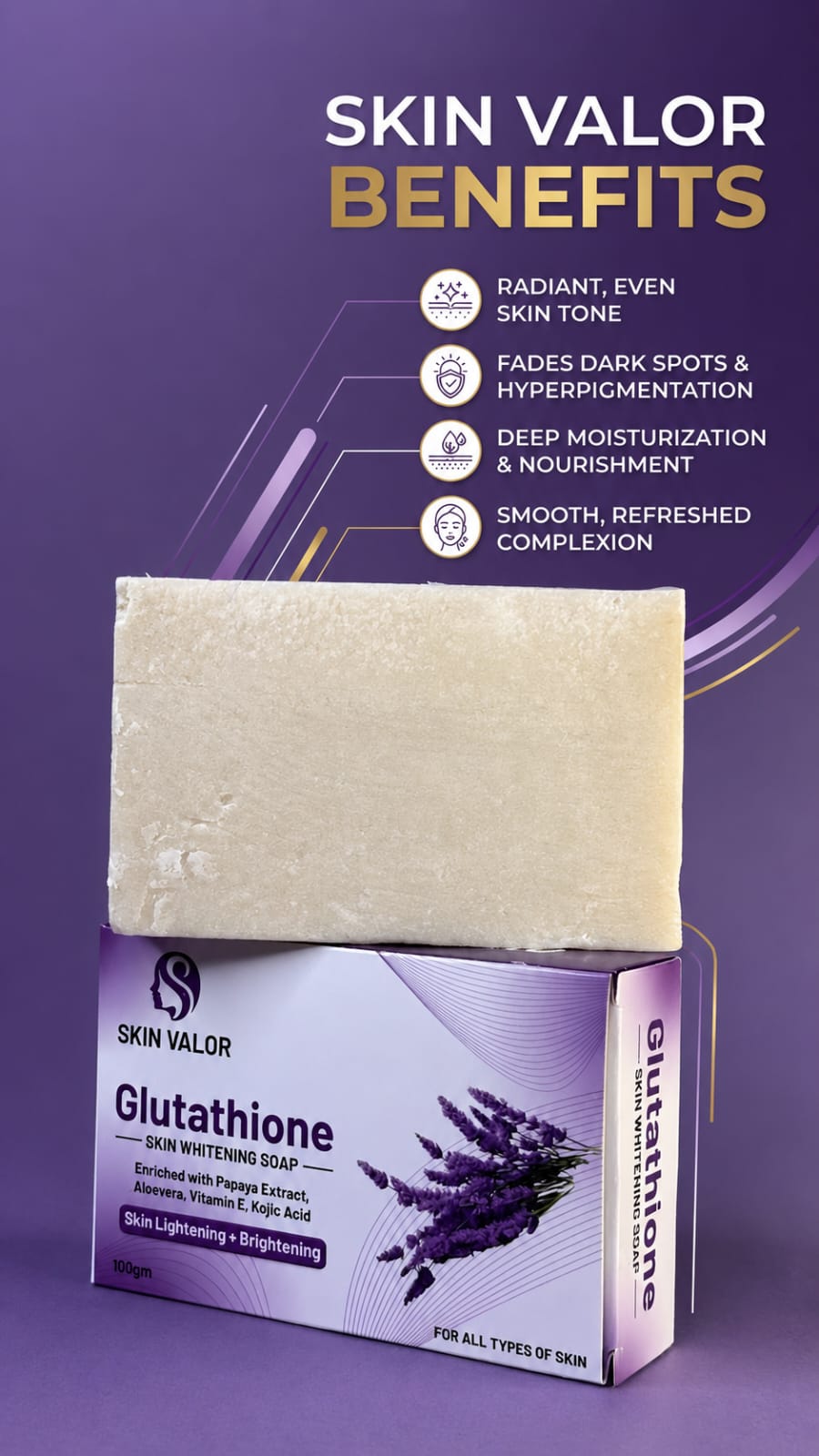 Skin Valor Glutathione Soap